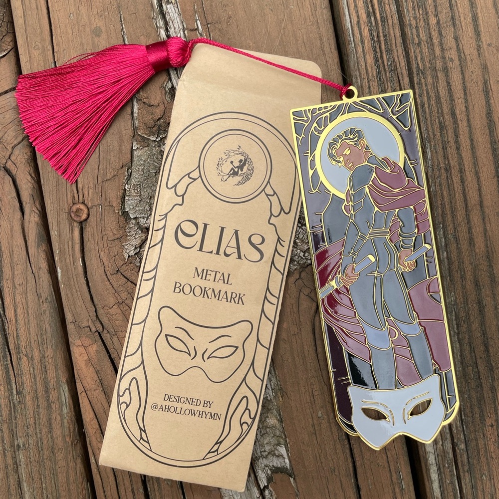 An Ember in the Ashes Elias Metal Bookmark FairyLoot Exclusive